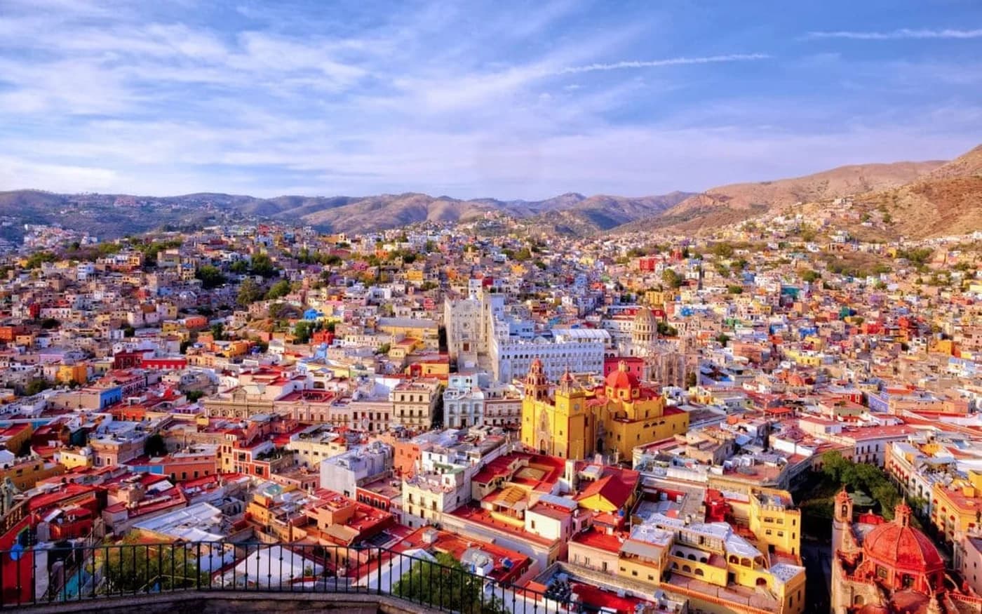 Vista panorámica de Guanajuato desde el mirador